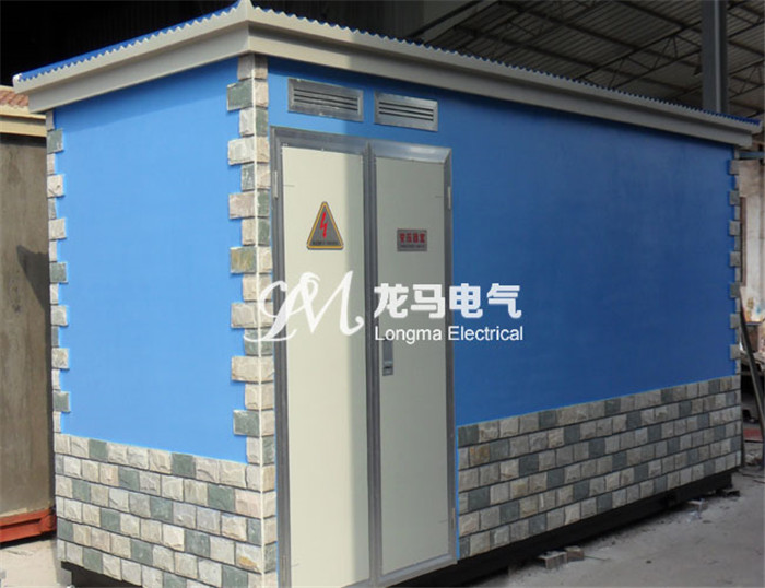 光伏敷鋁鋅掛木條歐式箱變